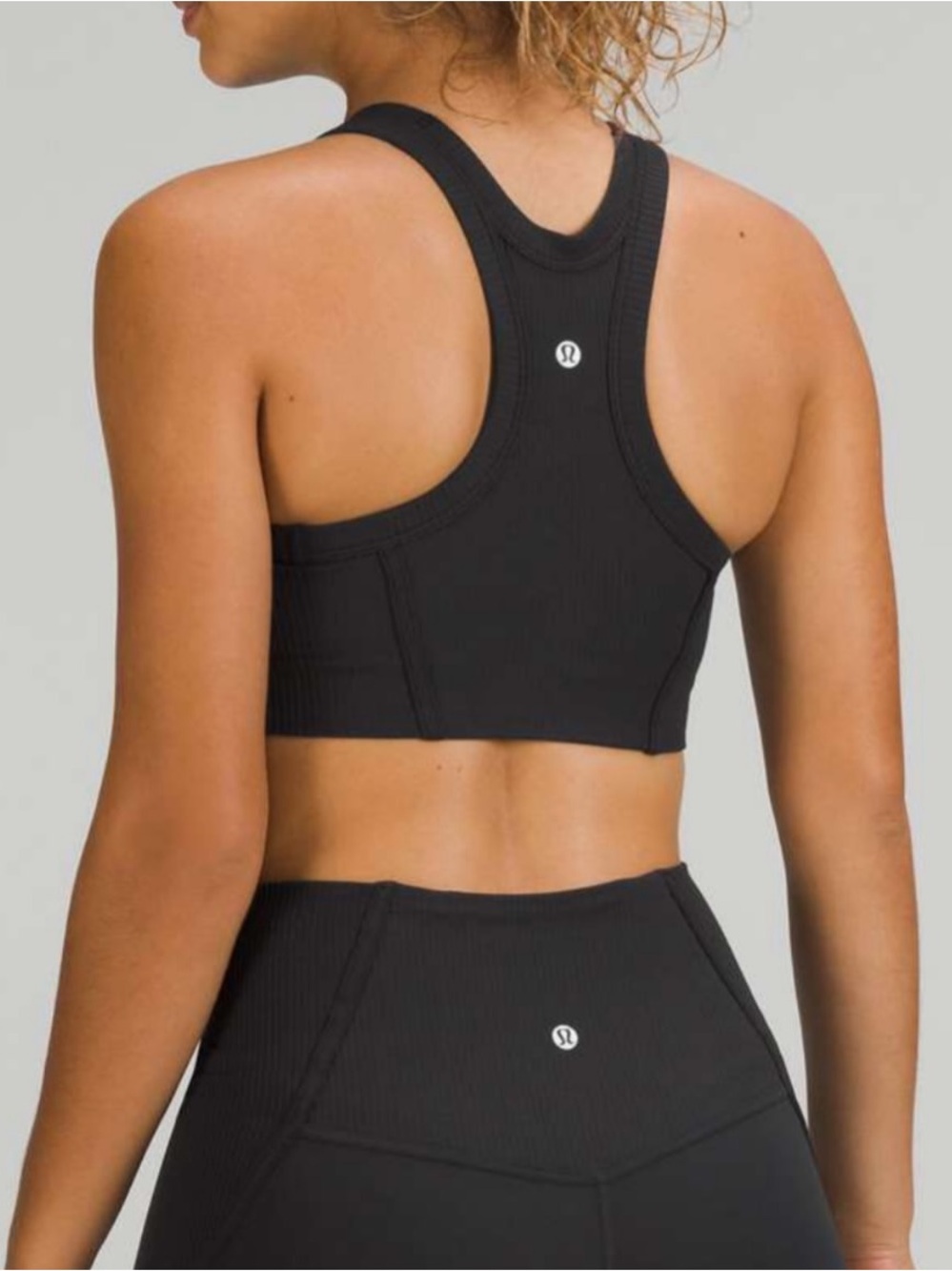 Lululemon❣️Ribbed Nulu High-Neck Yoga Bra